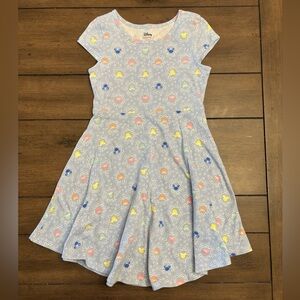 Disney Minnie Mouse Jumping Beans Girls Blue Fit and Flare Dress
